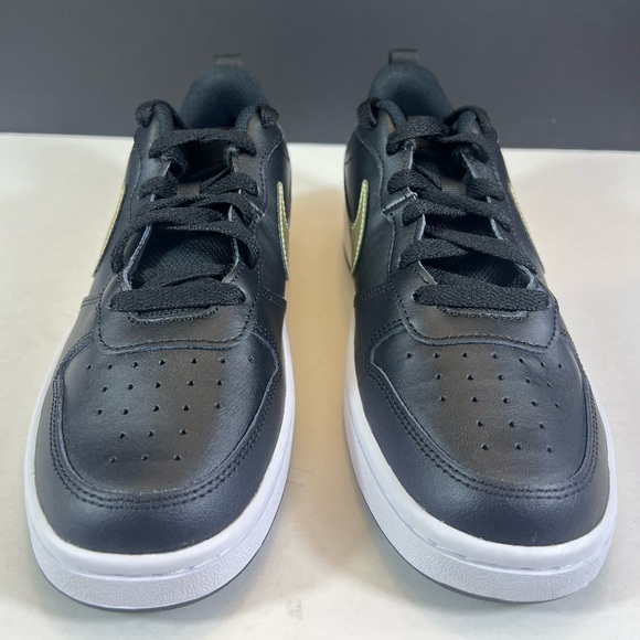 🆕Nike Court Borough Low 2 in Black Gold Size:6.5Y - Brand New No Box - Picture 10 of 13